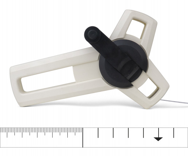 Mètre Ruban Weiss en acier à cadre en plastique - laqué blanc