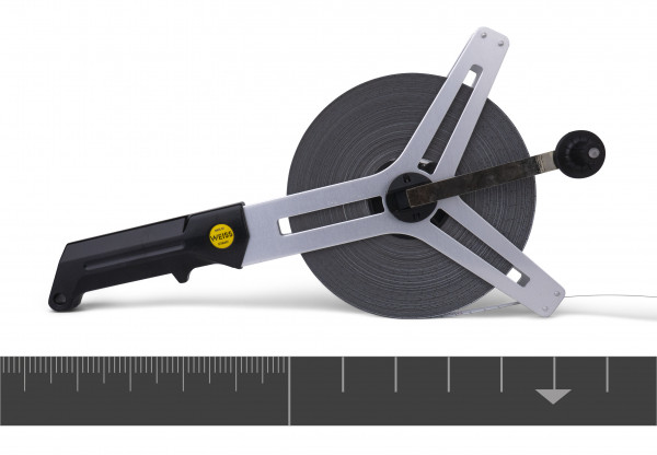 Mètre Ruban Weiss en acier inoxydable sur cadre alu en Y